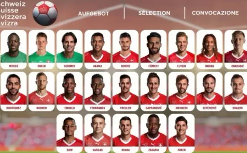 Foto: Twitter oficial de la Selección de Suiza.