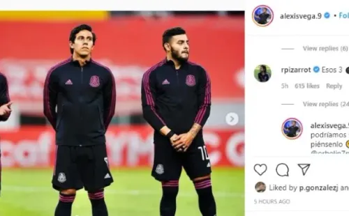 El comentario de Instagram.