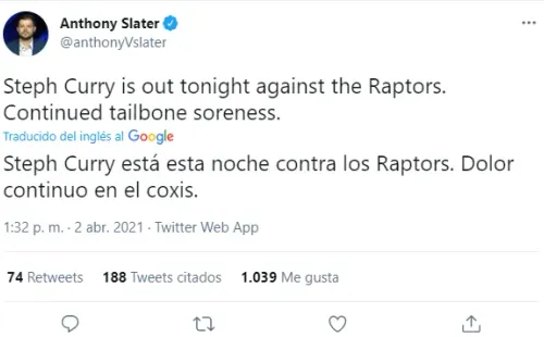 Stephen Curry lesión