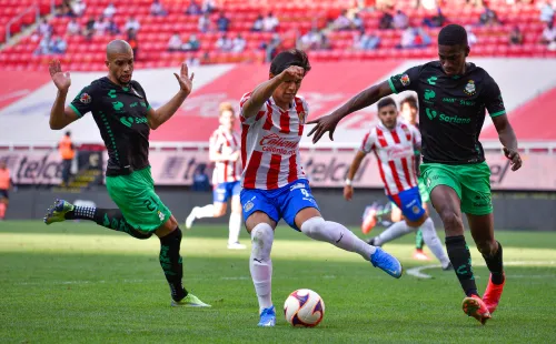 Chivas vs. Santos. Imago7.