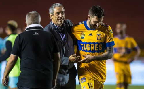 André-Pierre Gignac luego del encuentro. Jam Media.