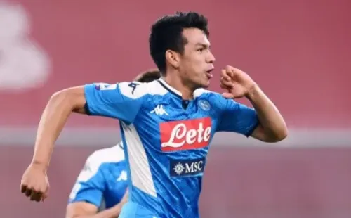 Hirving Lozano tuvo minutos frente a Sampdoria.