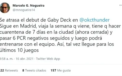 Twitter Marcelo Nogueira