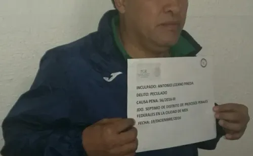 Antonio Lozano, ex presidente de la FMAA, condenado. Foto: @arteaganoticias