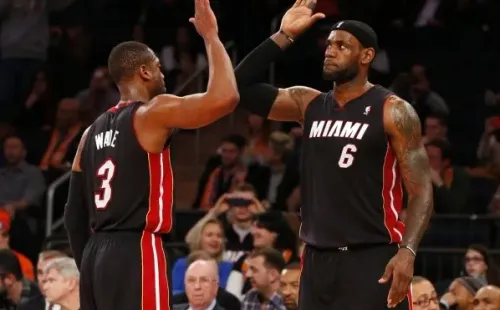 Dwyane Wade y LeBron James