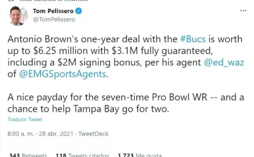 Tweet Pelissero Brown