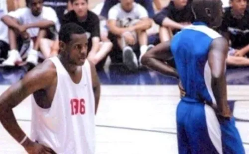 LeBron James Michael Jordan jugando juntos