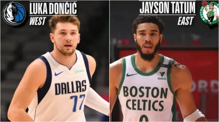 Luka Doncic y Jayson Tatum (Fotos: Getty)
