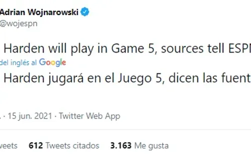 James Harden jugara Juego 5 vs Bucks