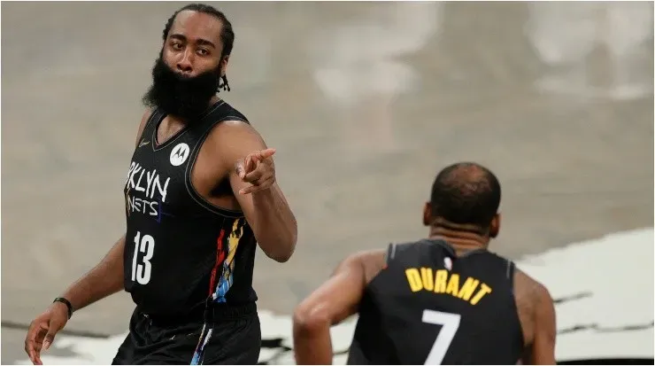 James Harden y Kevin Durant (Foto: Getty)