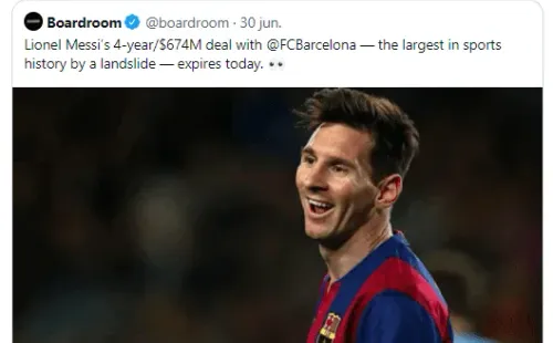 Kevin Durant contrato Leo Messi