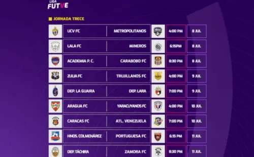 (Foto: Twitter Liga FUTVE)