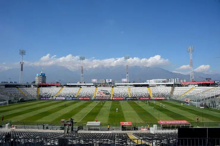 La cancha del Colo Colo en las horas previas a un partido (Fuente: Getty Images)