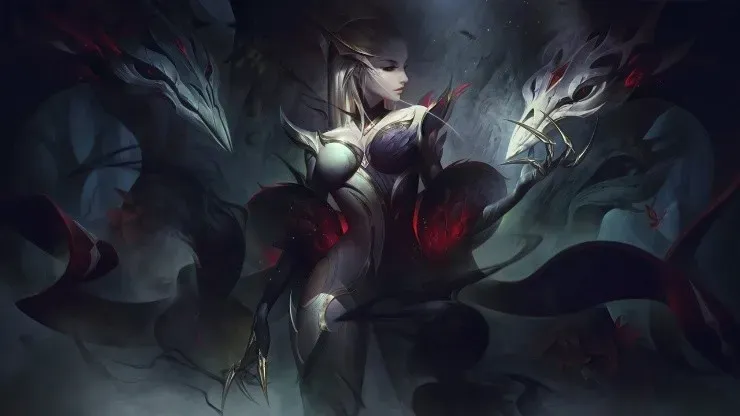 Evelynn Aquelarre Splash Art League of Legends
