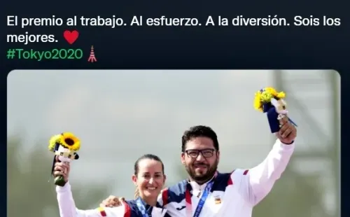 Así levantaban la de oro Alberto Fernández y Fátima Gálvez