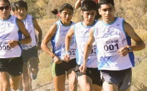 Eulalio Muñoz, entre Lalo Ríos, Karina Neipán y Sergio Trecaman