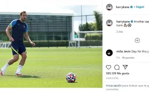 Harry Kane y la vuelta a las prácticas de Tottenham