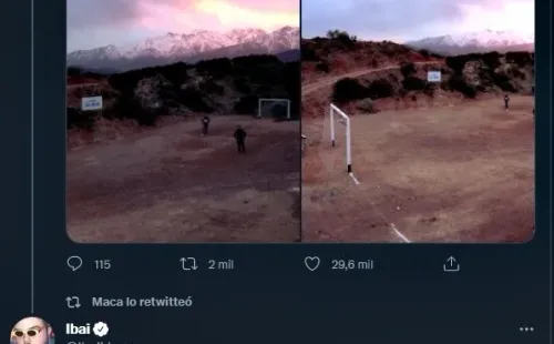 La respuesta de Ibai Llanos al estadio Lionel Messi de Mendoza en Twitter