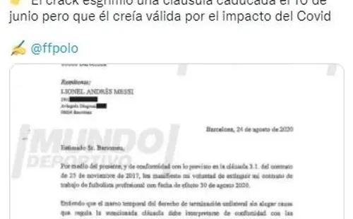 Burofax Lionel Messi