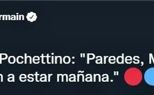 Pochettino confirma las bajas de Messi, Neymar, Paredes y Di María ante Clermont