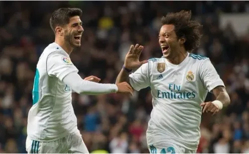 Marcelo y Marco Asensio, Real Madrid