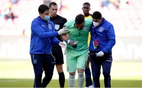 Hernán Galíndez, lesionado en la Selección de Ecuador