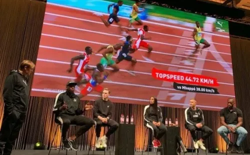 La reunión fue en Alemania con varias estrellas de la marca que los viste.