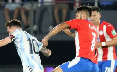 Omar Alderete, Paraguay vs Argentina