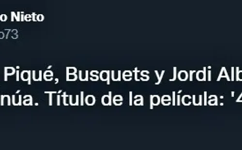 Apuntan contra los capitanes de Barcelona en Twitter