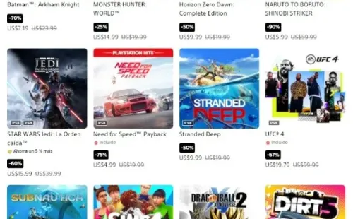 Ofertas de Noviembre - PS Store