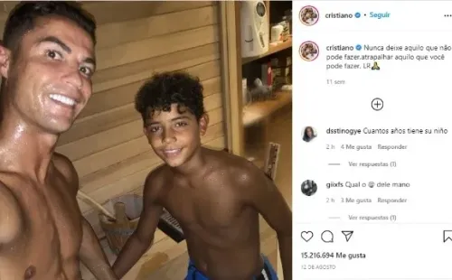 Cristiano Jr. es el mayor de los hijos de CR7