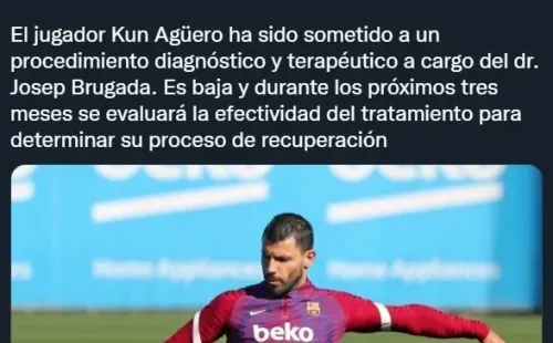 Comunicado de Barcelona sobre Agüero