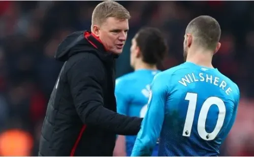 Jack Wilshere junto a Eddie Howe, nuevo DT de Newcastle