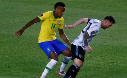 Éder Militao, defensor de la selección de Brasil
