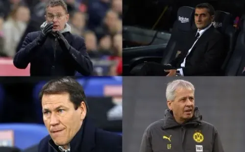 Rangnick, Valverde, García y Favre, los técnicos interinos con los que hablaron en Manchester United