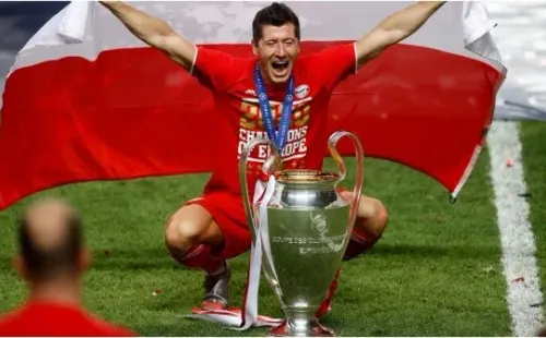 Robert Lewandowski, tras ganar la Champions League 2020