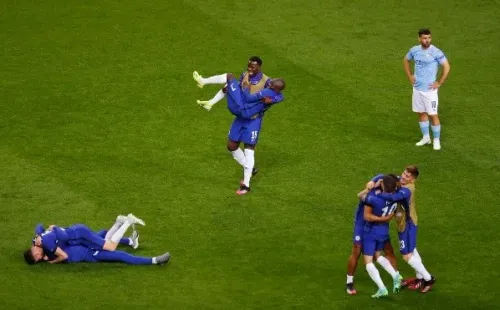 Agüero en su única final de Champions League, 2021. (Getty)