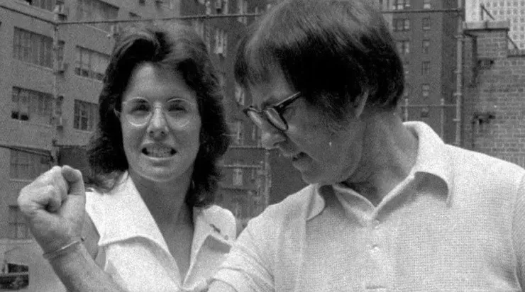 King y Riggs, protagonistas de la batalla de los sexos