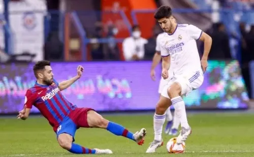 Marco Asensio salió reemplazado en el clásico ante Barcelona