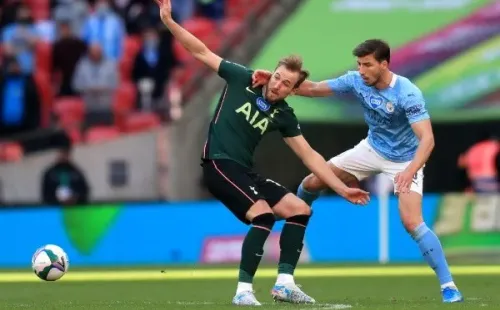 Harry Kane y Ruben Dias, figuras de Tottenham y Manchester City. (Getty)