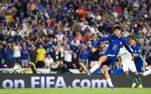 Kei Havertz ante Palmeiras (Getty)