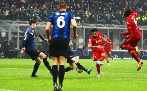 El gol de Salah en la ida. (Getty)