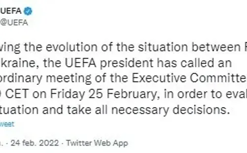Fuente: Twitter Oficial UEFA (@UEFA)