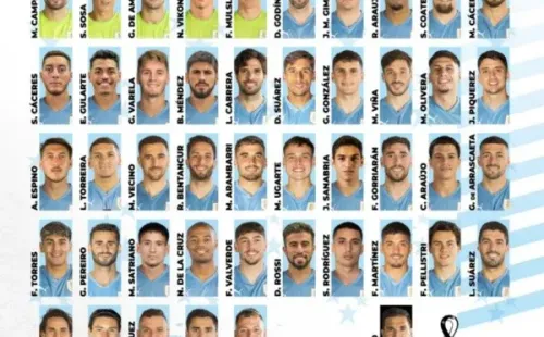 Reservados de Uruguay para última doble fecha de Eliminatorias Conmebol