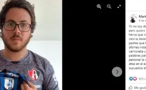 Facebook fanático Martín Castellanos