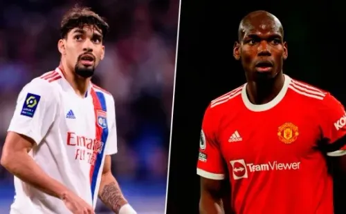 Lucas Paquetá y Paul Pogba