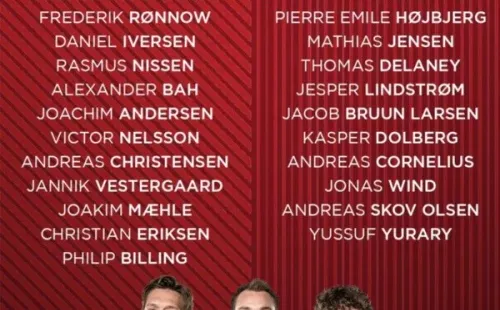 Convocatoria de Dinamarca con el regreso de Eriksen vs. Países Bajos y vs. Serbia