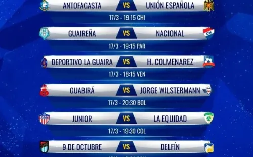 Foto: Twitter oficial de la Copa Sudamericana.