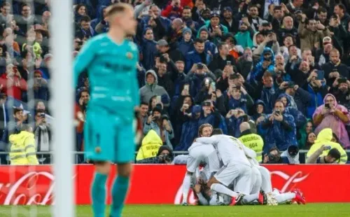 Gol del Real Madrid al Barcelona en el Clásico: Getty