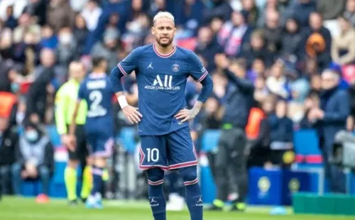 Neymar en un encuentro del PSG: Getty